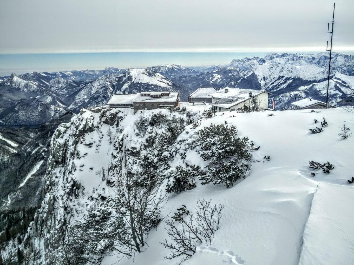 Villa Almhaus Dachsteinblick Am Feuerkogel Ebensee Esterno foto